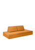 Spielsofa Velours Honig Gelb