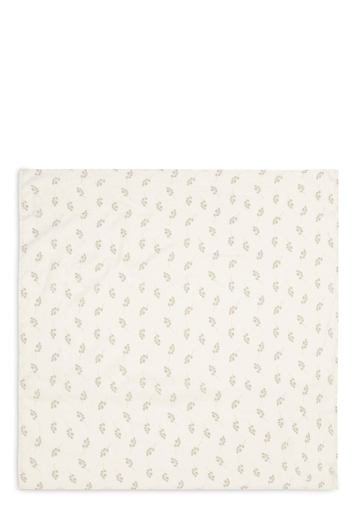 Jollein 2er Pack Mulltücher 'Twig Olive Green' 115 cm x 115 cm