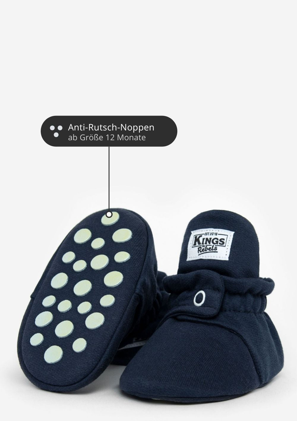 Kings & Rebels Booties Gripper-Linie mit Anti-Rutsch-Noppen ab Größe 12 Monate