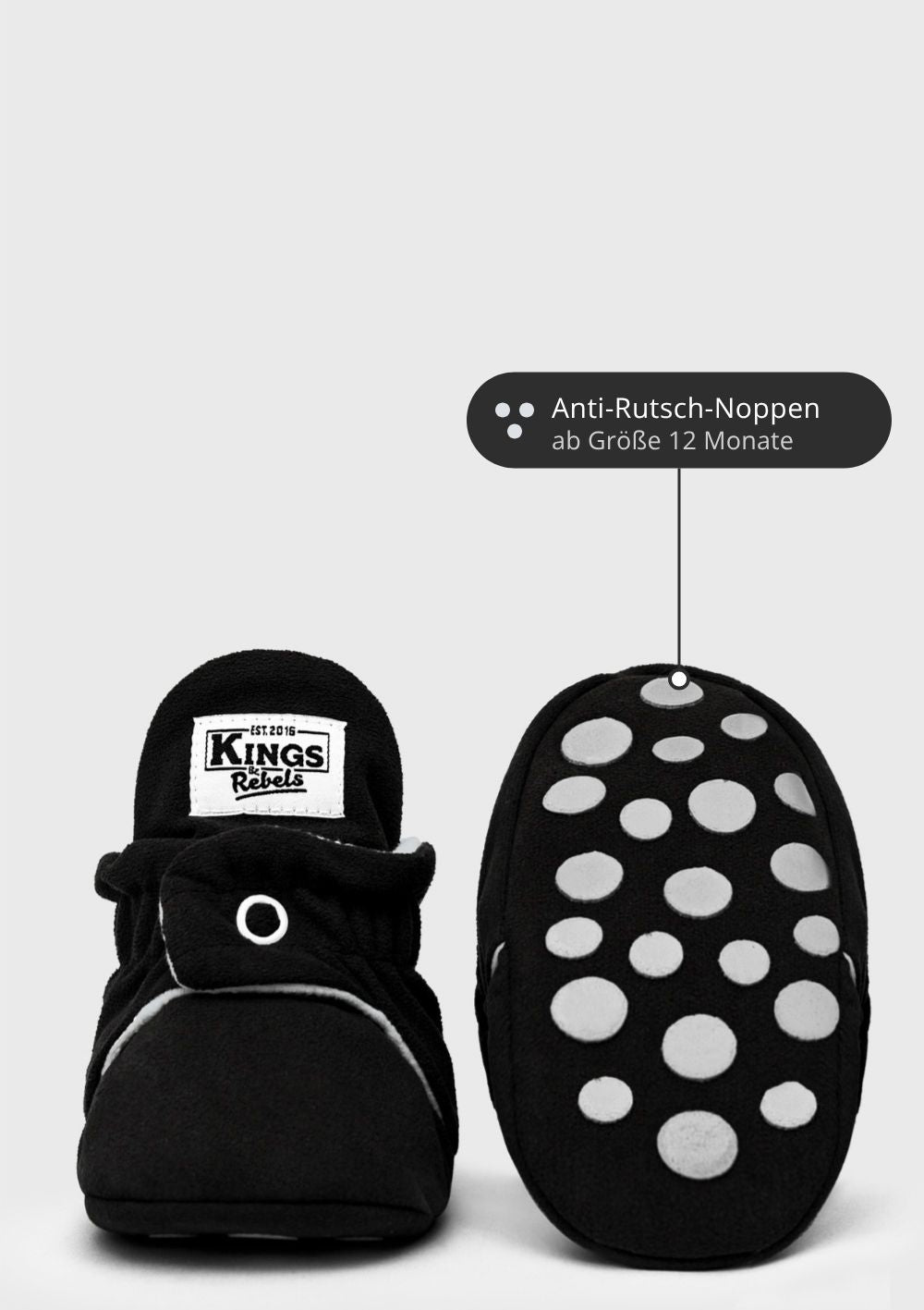 Kings & Rebels Booties Gripper-Linie mit Anti-Rutsch-Noppen ab Größe 12 Monate