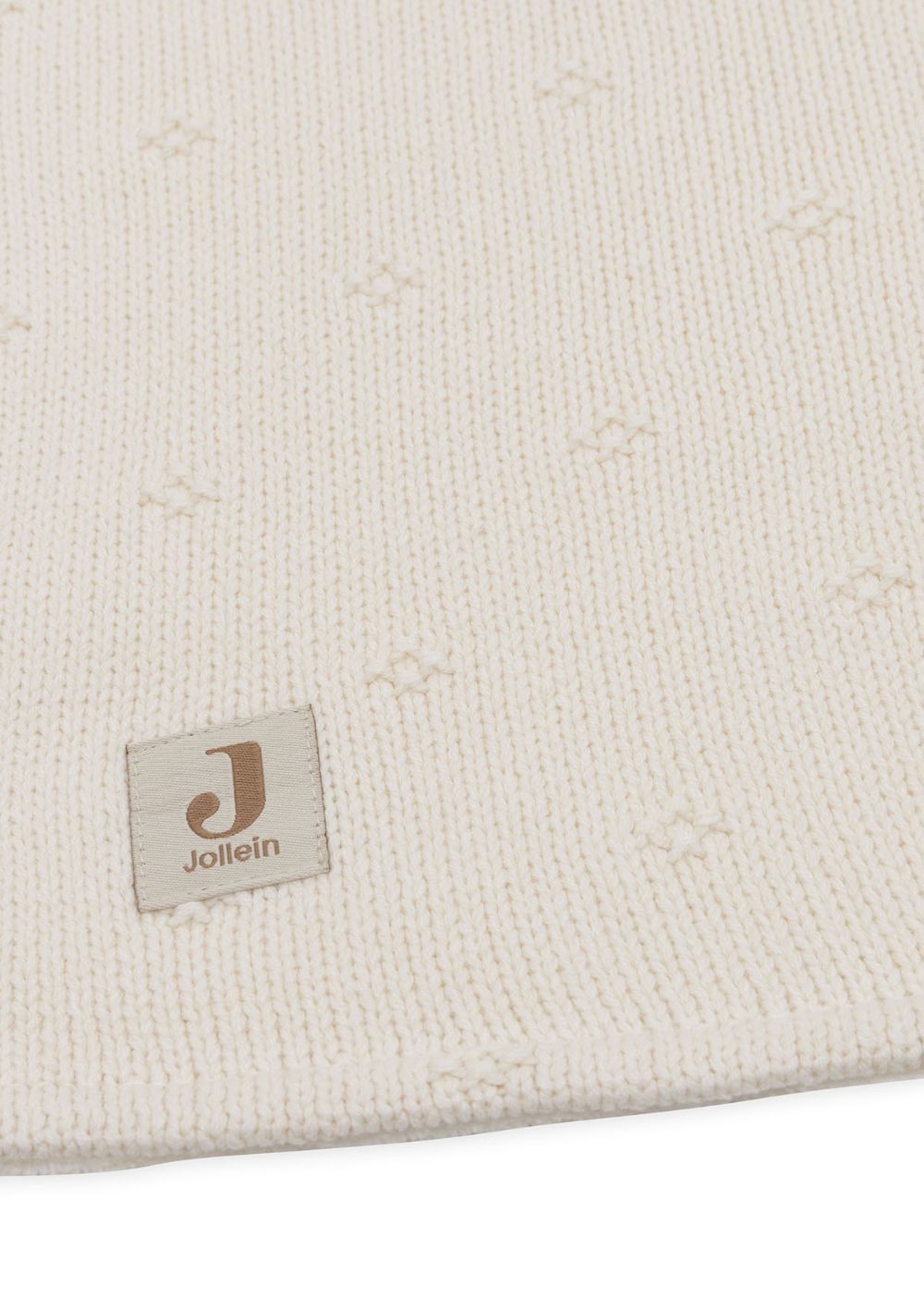 Decke Wiege 'Cosy Knit' Ivory 100 x 75 cm