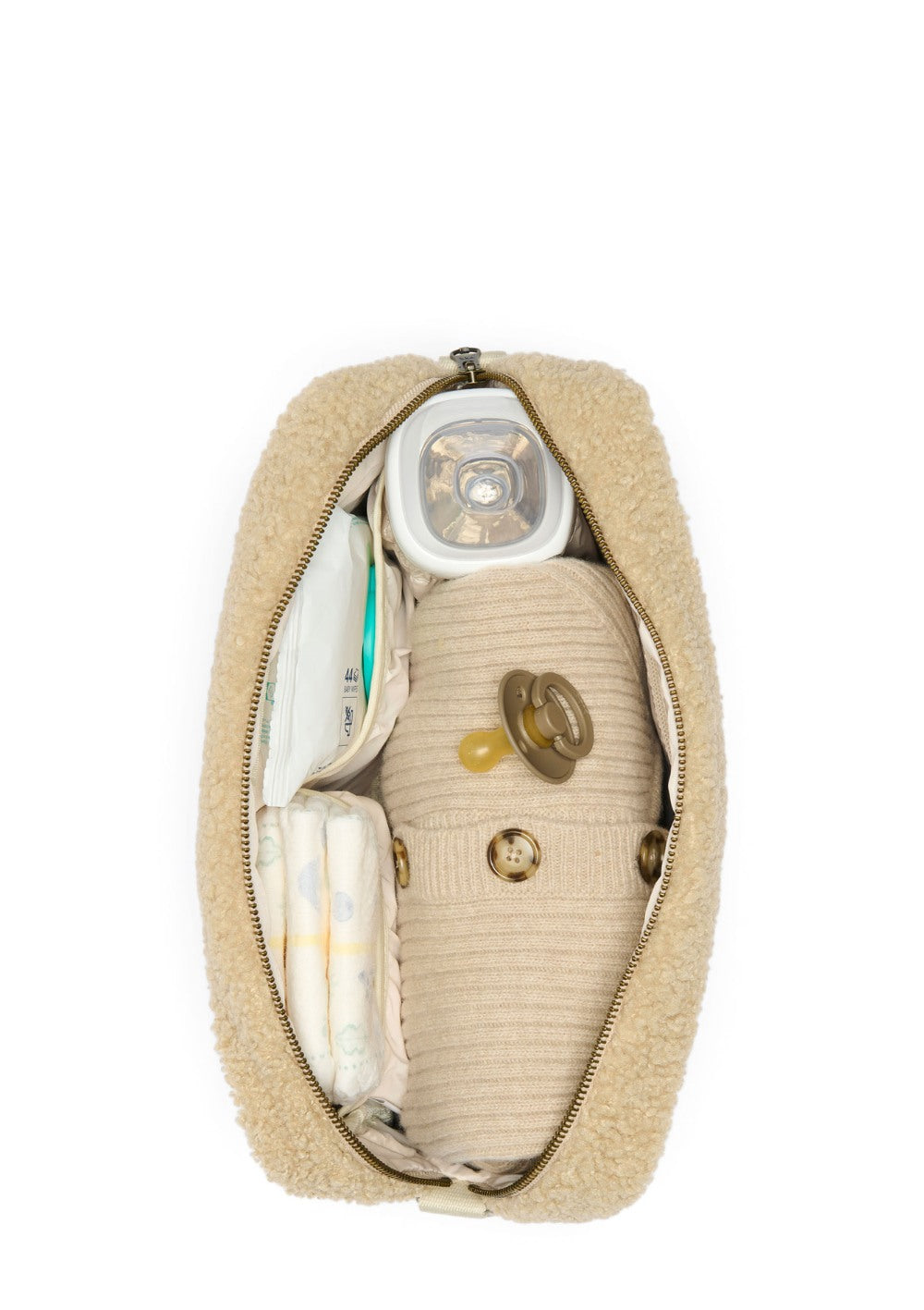 Studio Noos Tasche 'Teddy Stroller Organizer' Ecru