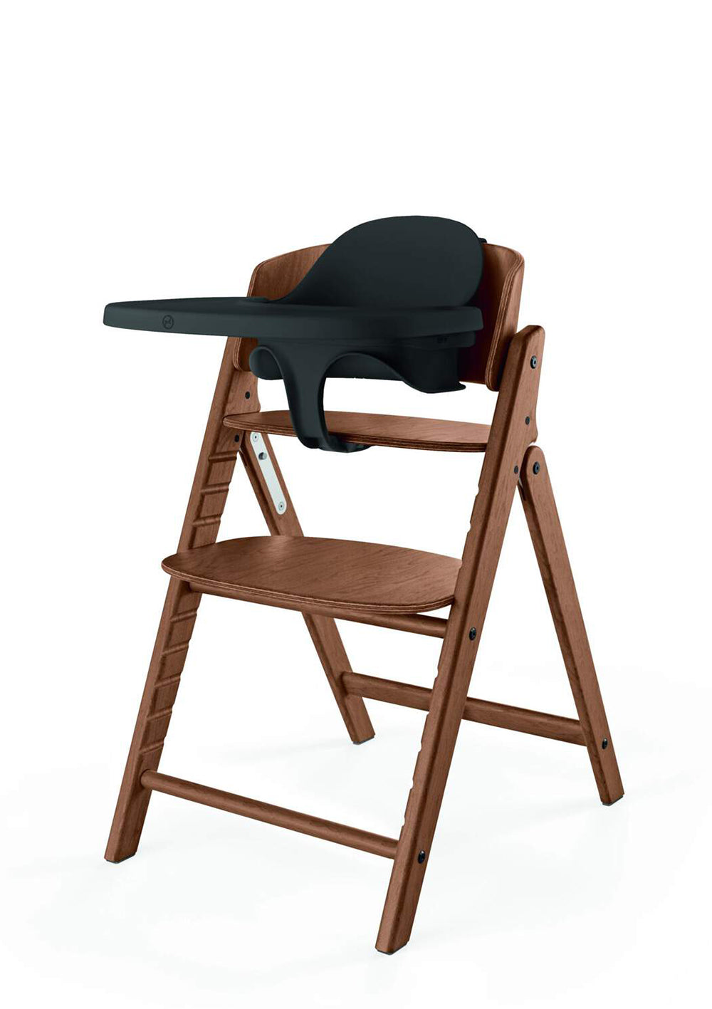 Cybex Hochstuhl 'Click & Fold' 3-in-1 Set All Natural Dark - mit Baby-Set