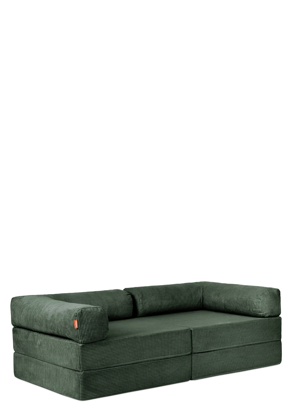 Funzy Family Sofa Cord Tannen Grün
