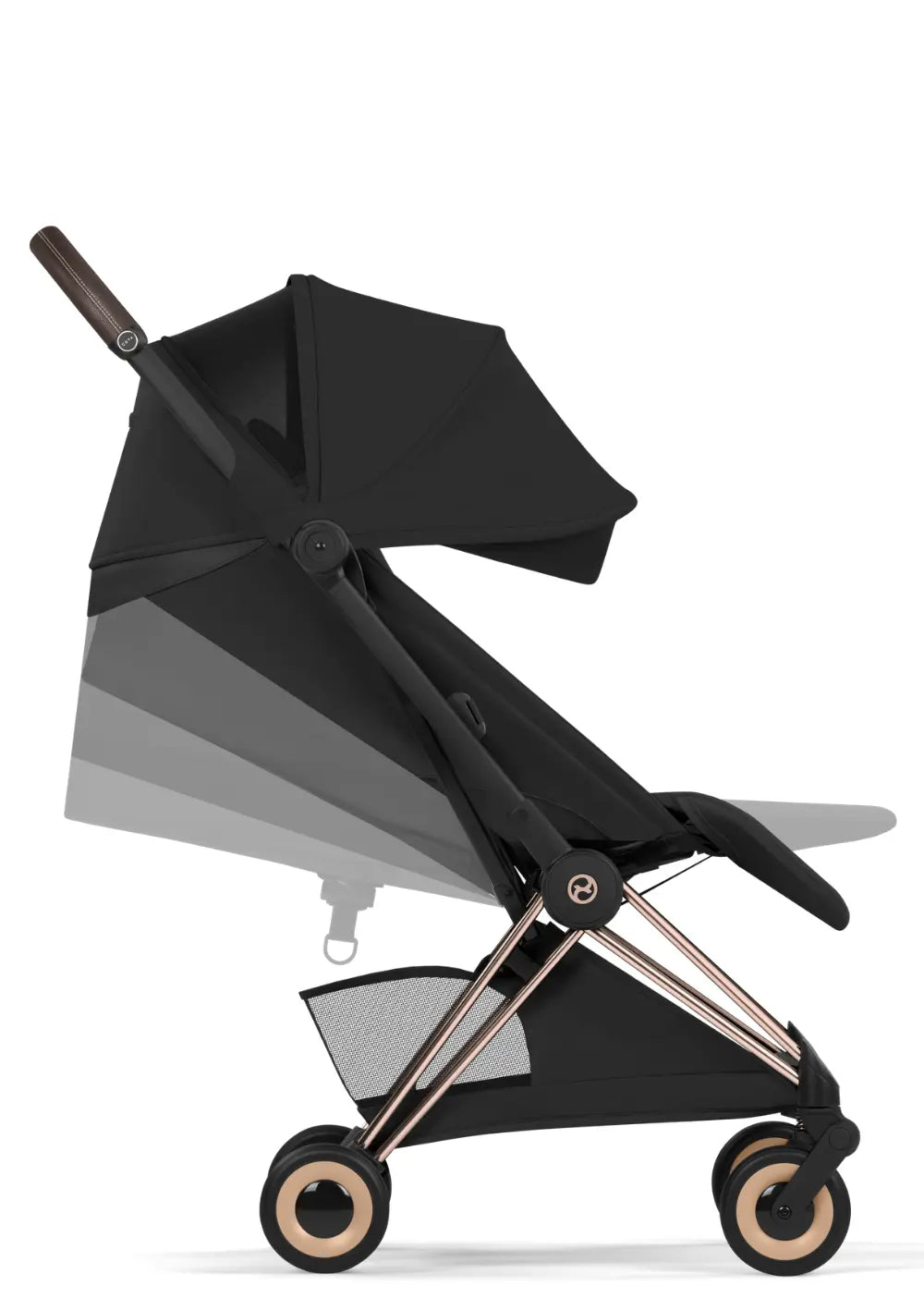 Cybex Buggy 'Coya Style' Sepia Black Roségold