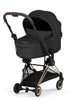 Buggy-Set 'Coya Comfort' Sepia Black / Roségold Frame