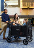 W4 Luxe Pro Kinderwagen 4-Sitzer Jet Black