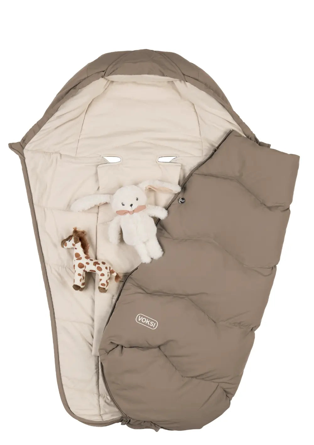 Voksi Fußsack 'Explorer' Walnut Solid