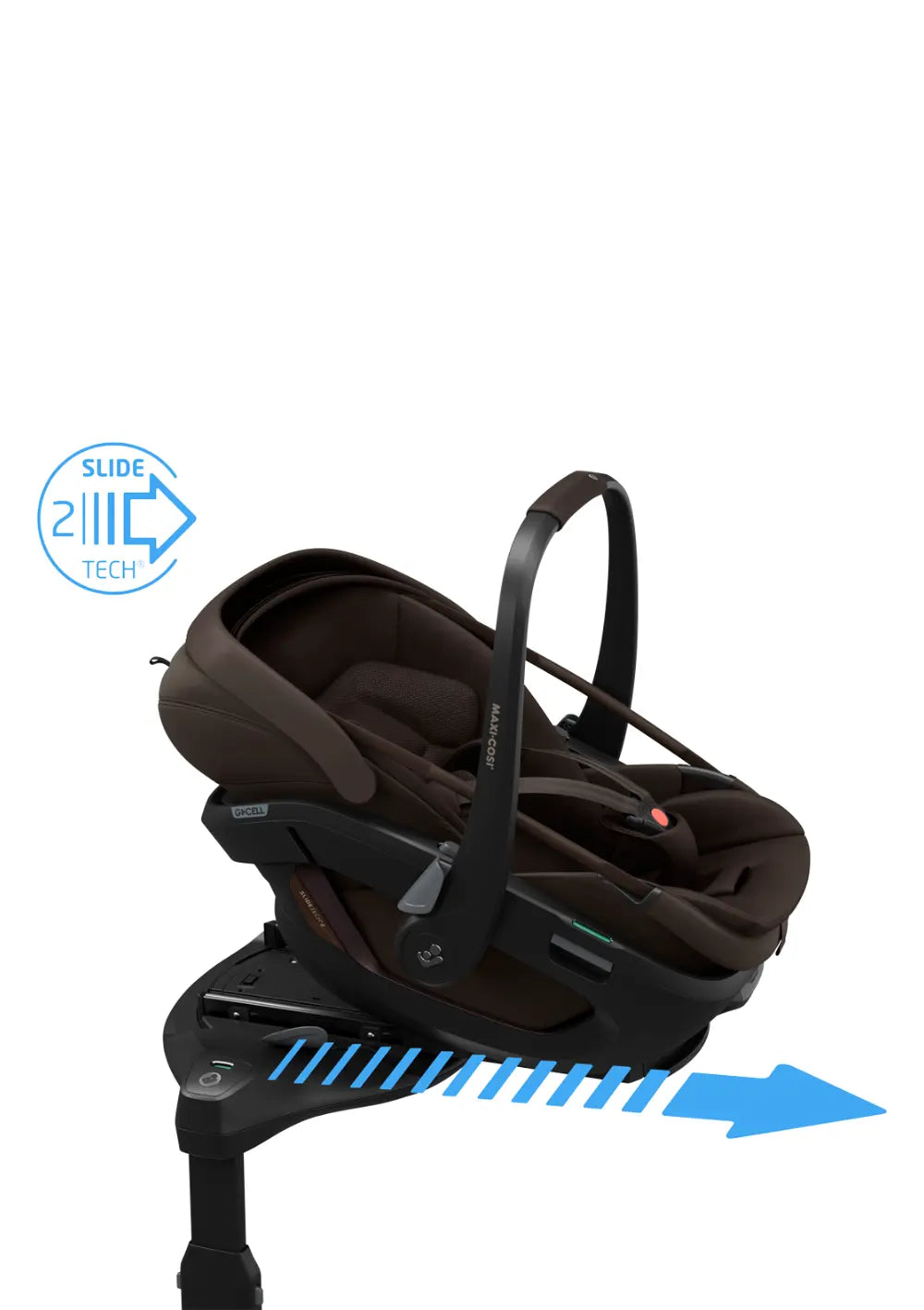Maxi-Cosi Babyschale 'Coral Slide Pro' Espresso Brown