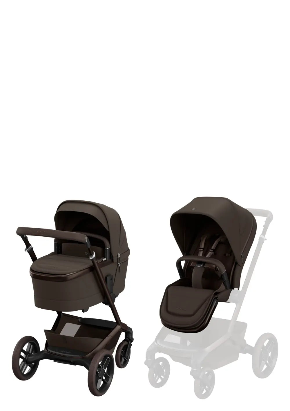 Maxi-Cosi Kinderwagen-Set 'Fame' Espresso Brown