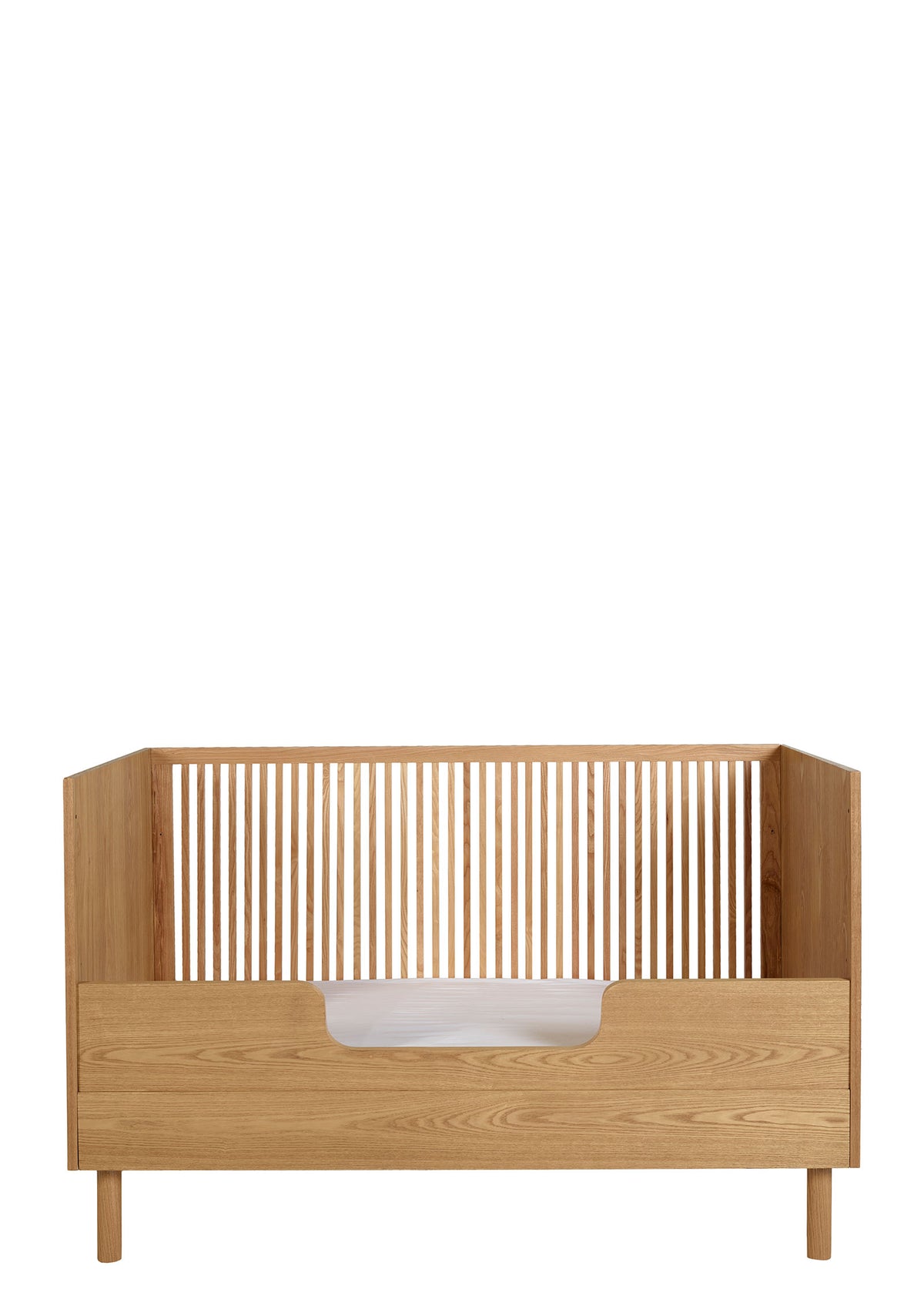 Rausfallschutz 'Hai No Ki' Babybett Natural Ash 140x70