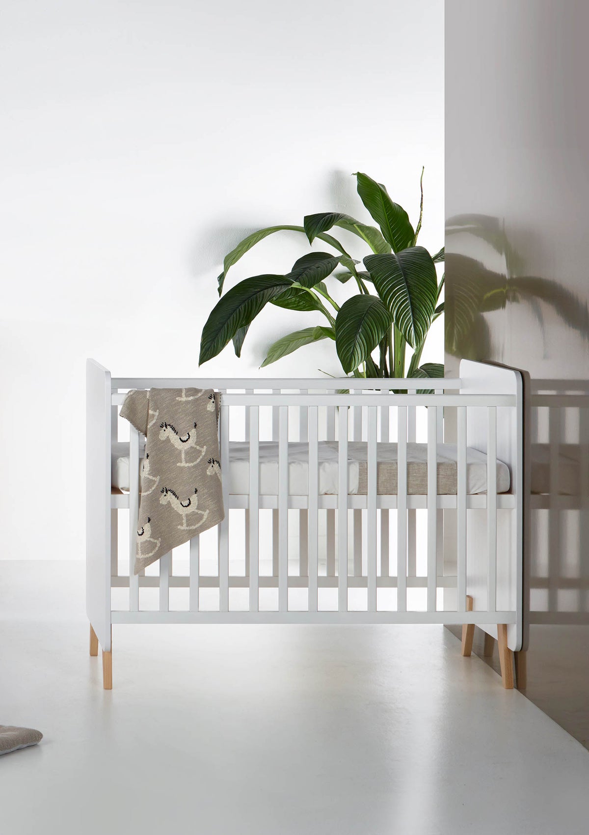 Quax 2-in-1 Bett 'Loft' Weiß