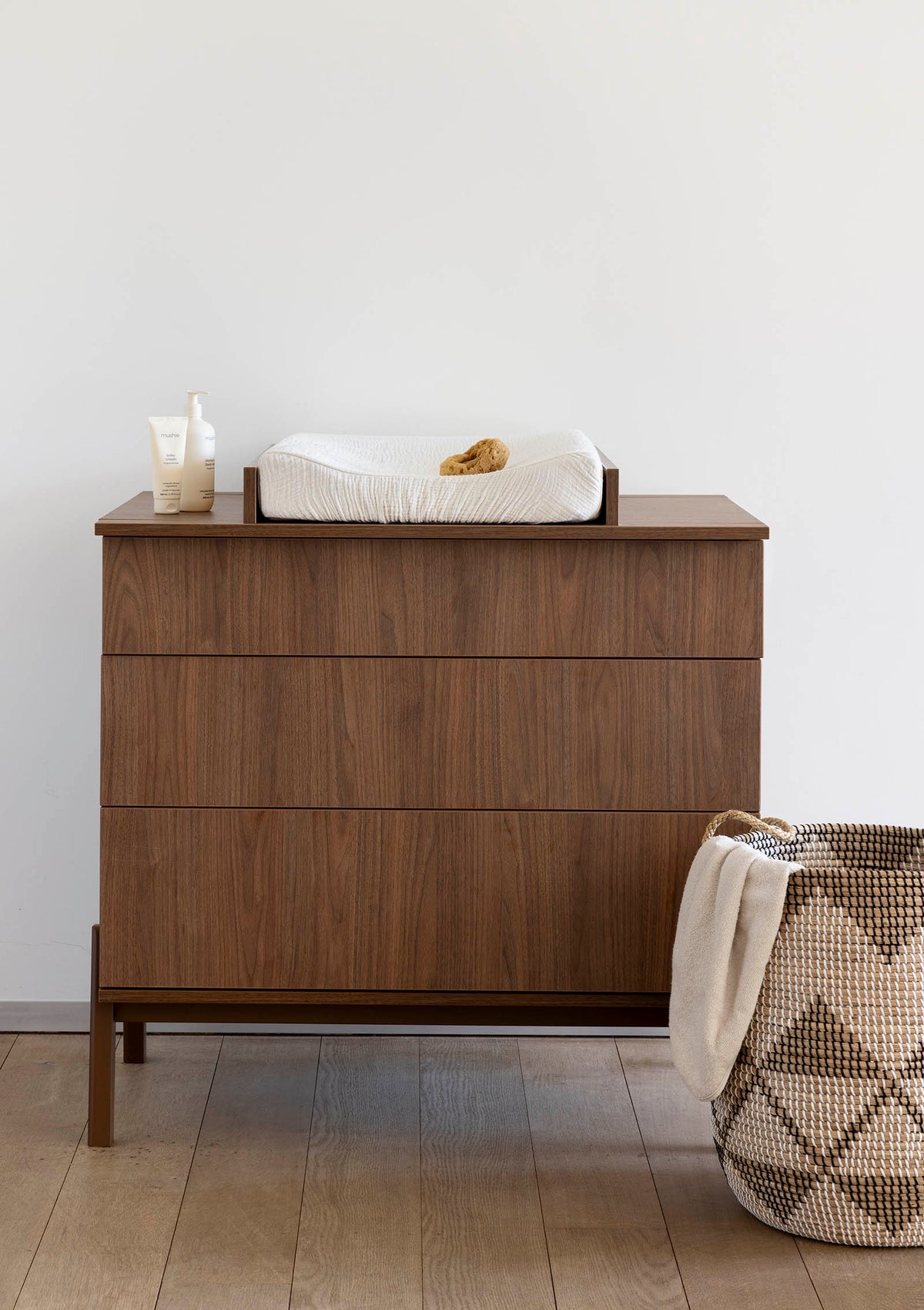 Wickelaufsatz für Kommode 'Ashi' Chestnut