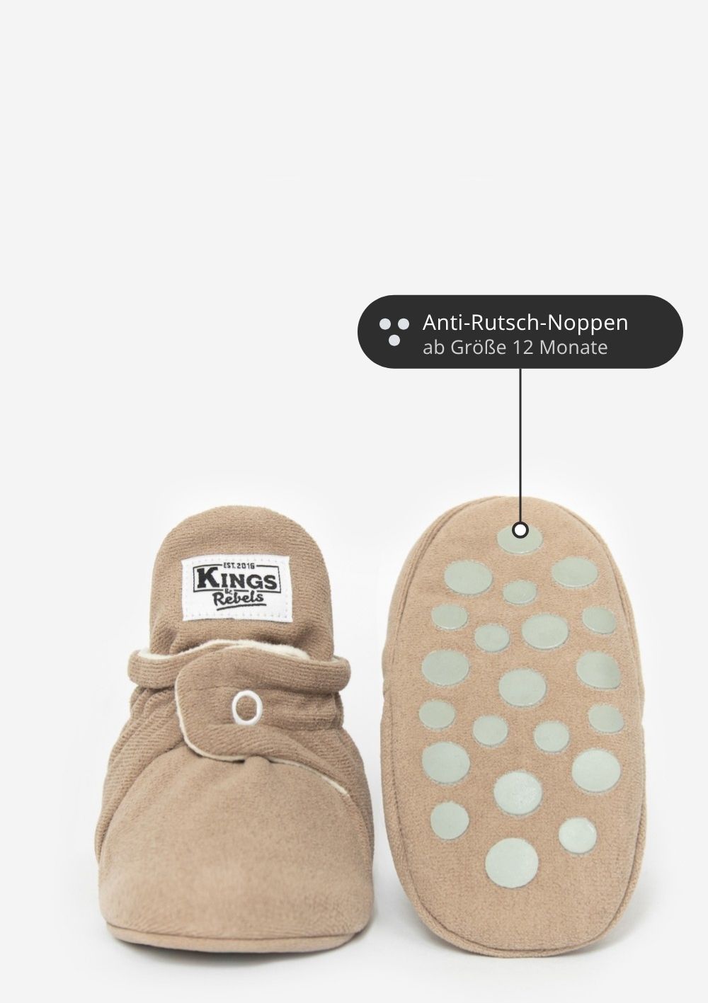 Kings & Rebels Booties Gripper-Linie mit Anti-Rutsch-Noppen ab Größe 12 Monate