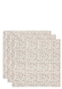 3er-Set  Mulltücher Retro Flowers 70 x 70 cm