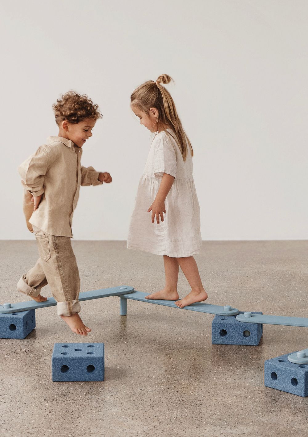 MODU Balance Track-Set 17-teilig Deep Blue/ Sky Blue 