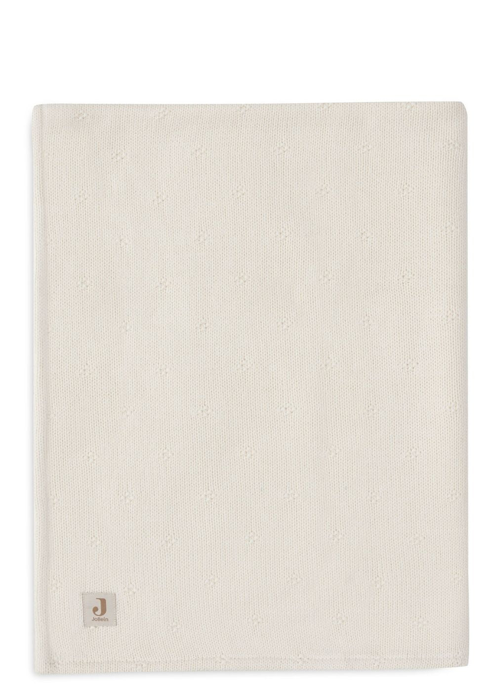 Decke  Wiege 'Cosy Knit' Ivory 100 x 75 cm