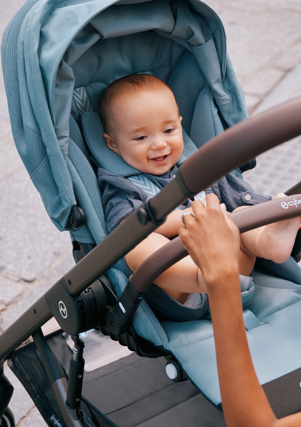 Cybex Gold Balios S LUX Kinderwagen  Stormy Blue 