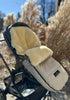 Premium Lammfell-Fußsack Limited Edition dune-beige