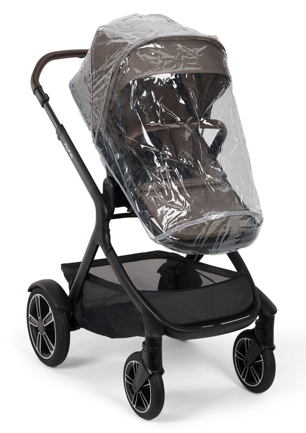 Nuna Kinderwagen-Set 'DEMI next' (inkl. Rider Board) Chestnut inkl. Regenverdeck