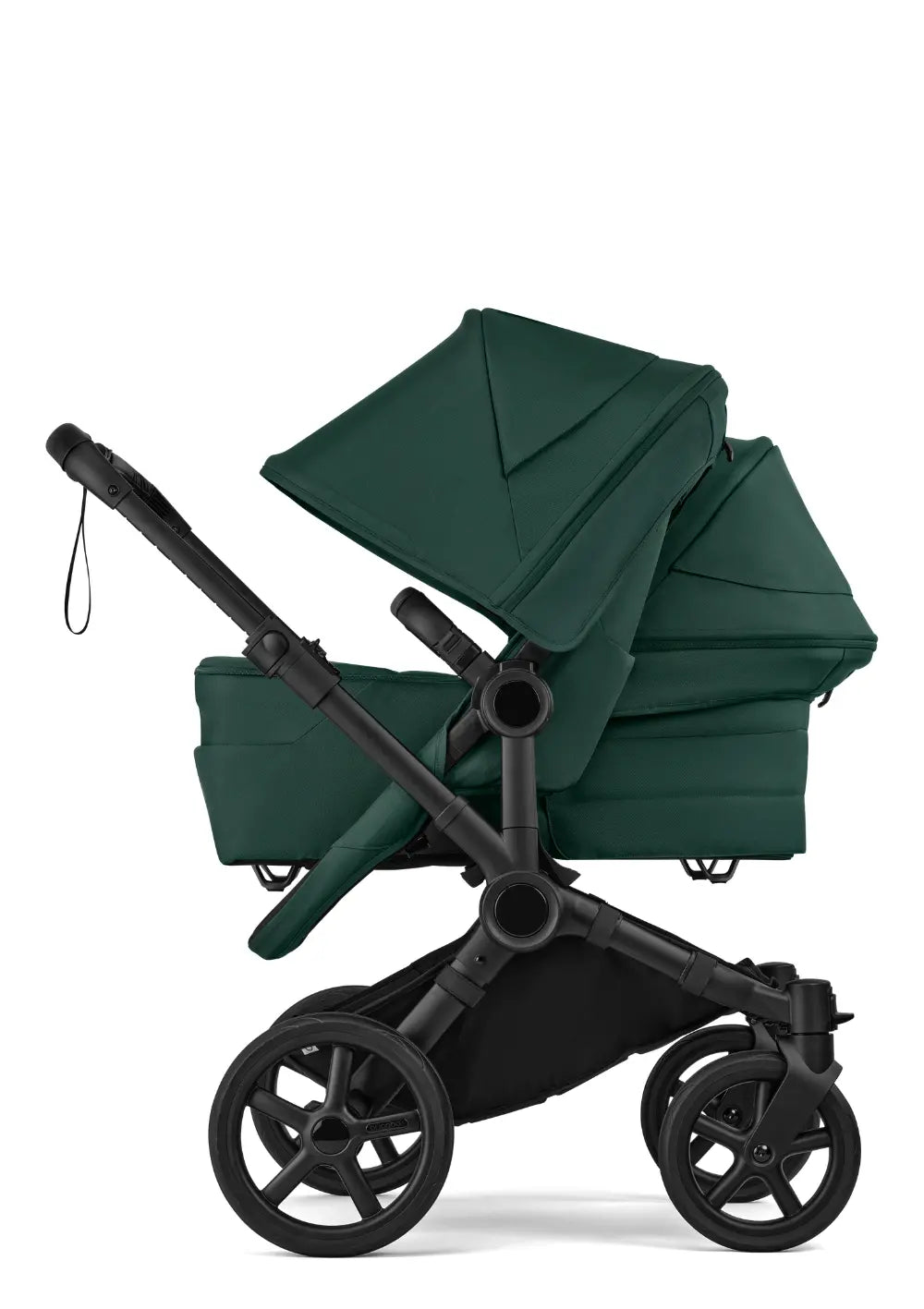 Bugaboo Geschwisterwagen 'Donkey 6 Duo' Fern Green
