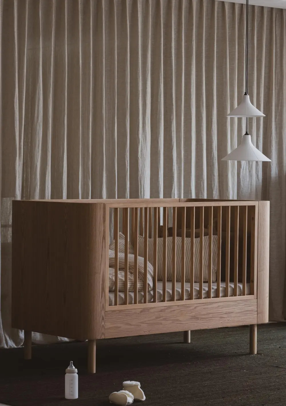 Quax 2-in-1 Babybett 'Yume' Natural Ash 140 x 70 cm 