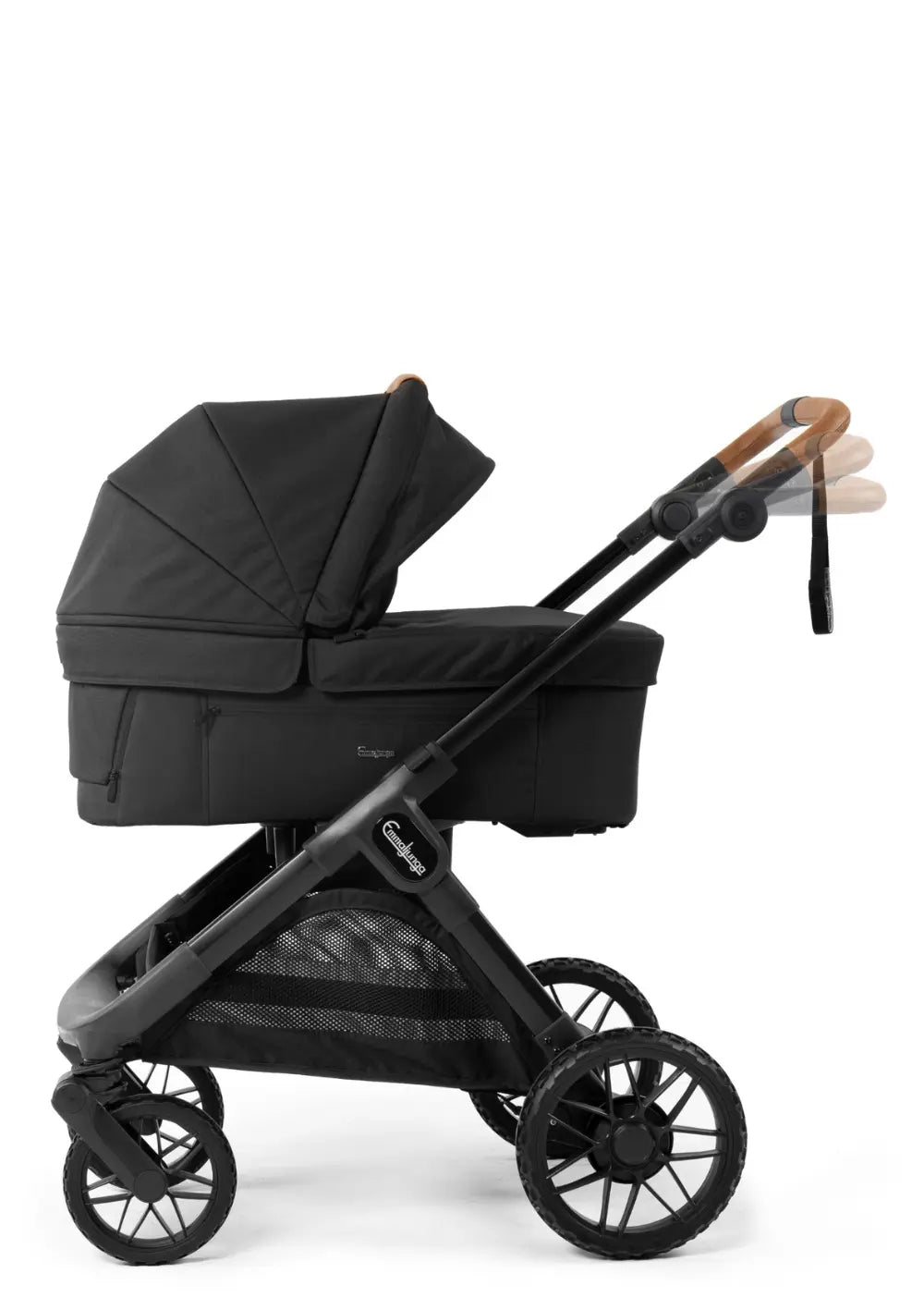 Emmaljunga Kinderwagen-Set 'SENTO MAX FLAT+' Outdoor Black