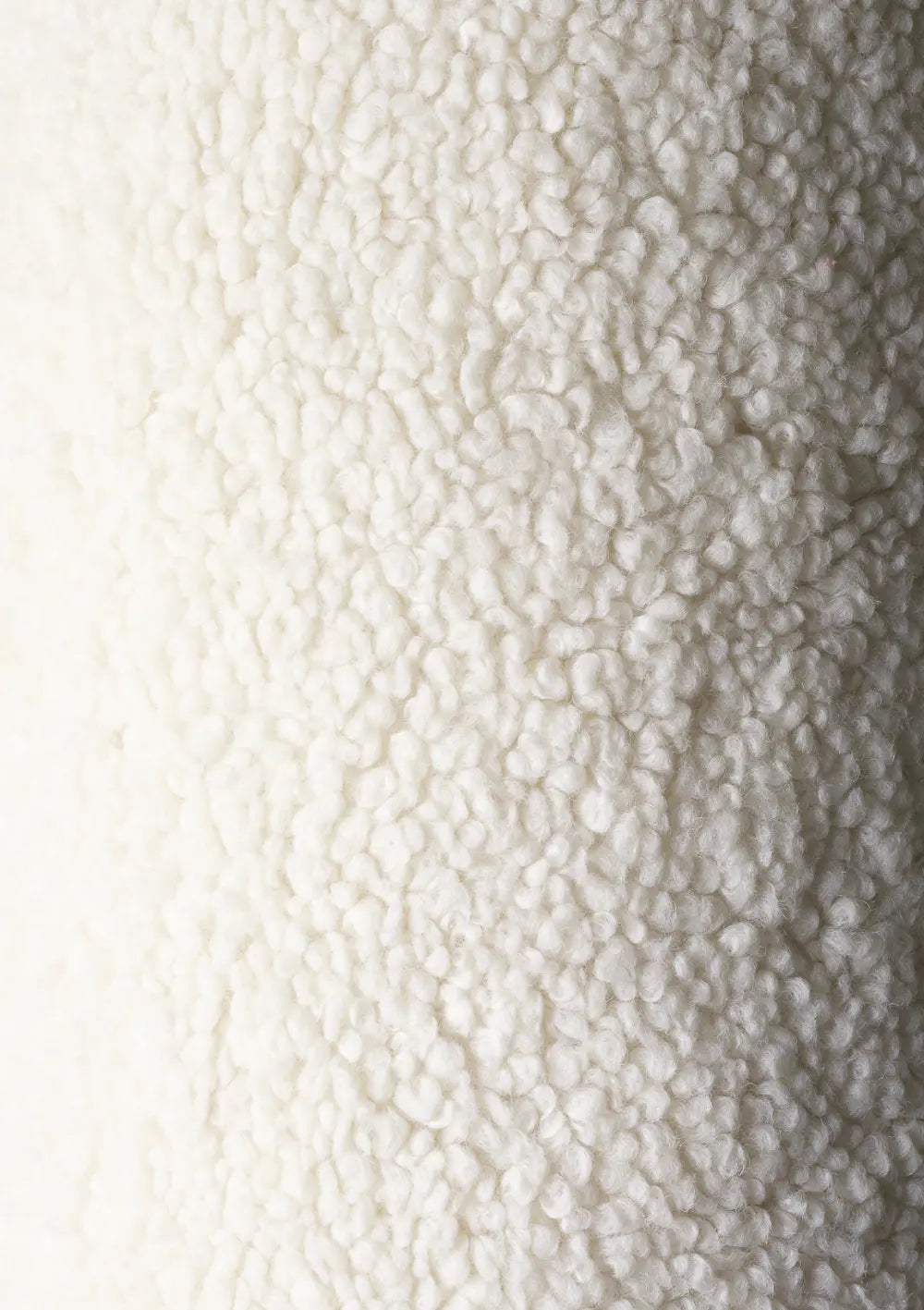 Wigiwama Teddy Cream White – Nahaufnahme Stoff