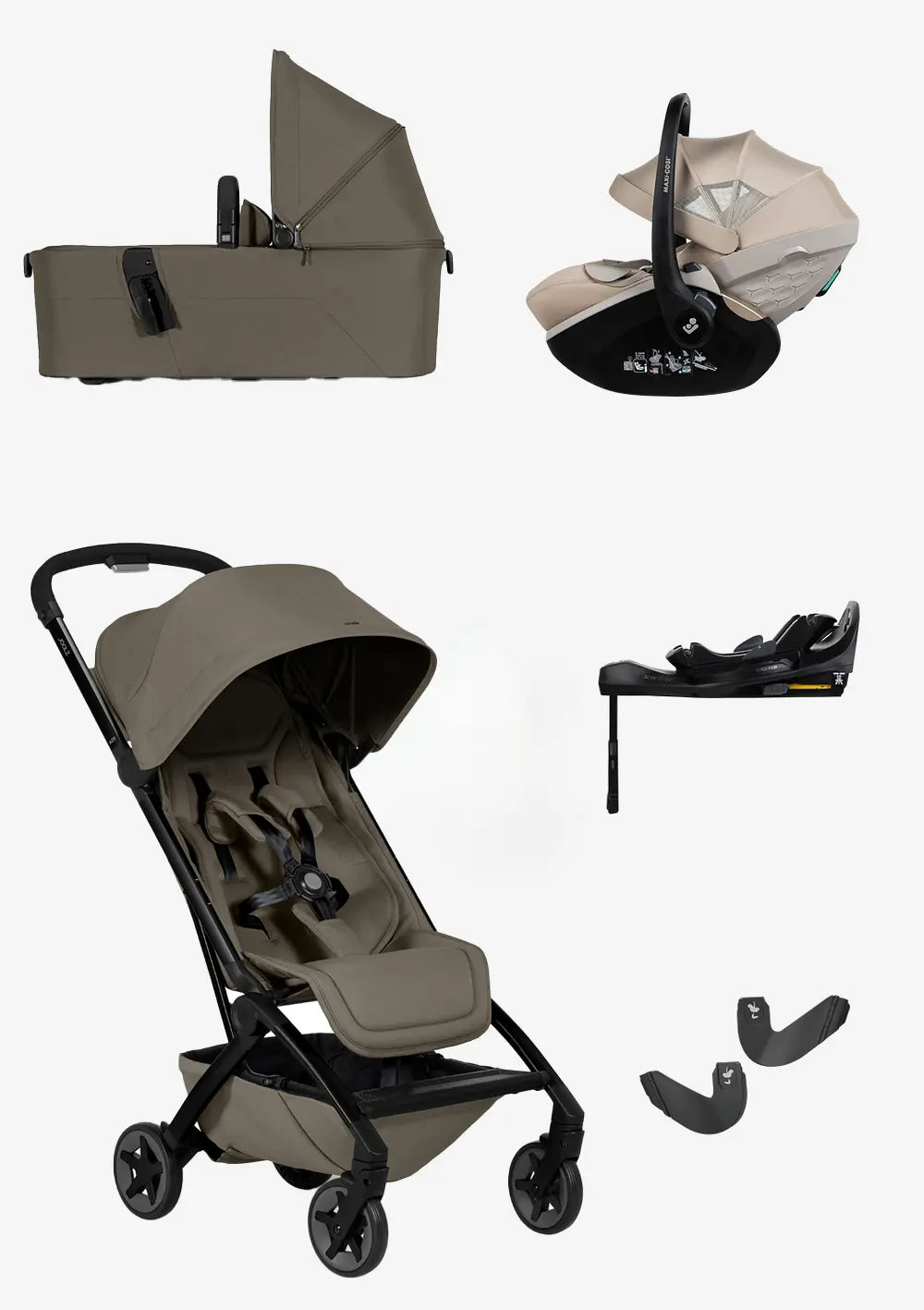 Joolz Buggy 'Aer2' 3-in-1 Kindersitz-Bundle Hazel Brown