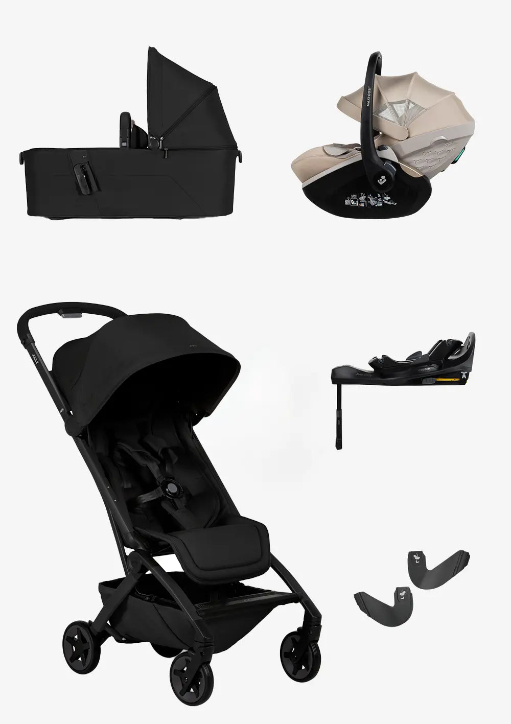 Joolz Buggy 'Aer2' 3-in-1 Kindersitz-Bundle Space Black
