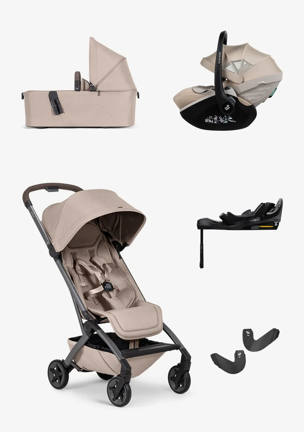 Joolz Buggy 'Aer2' 3-in-1 Kindersitz-Bundle Sandy Taupe