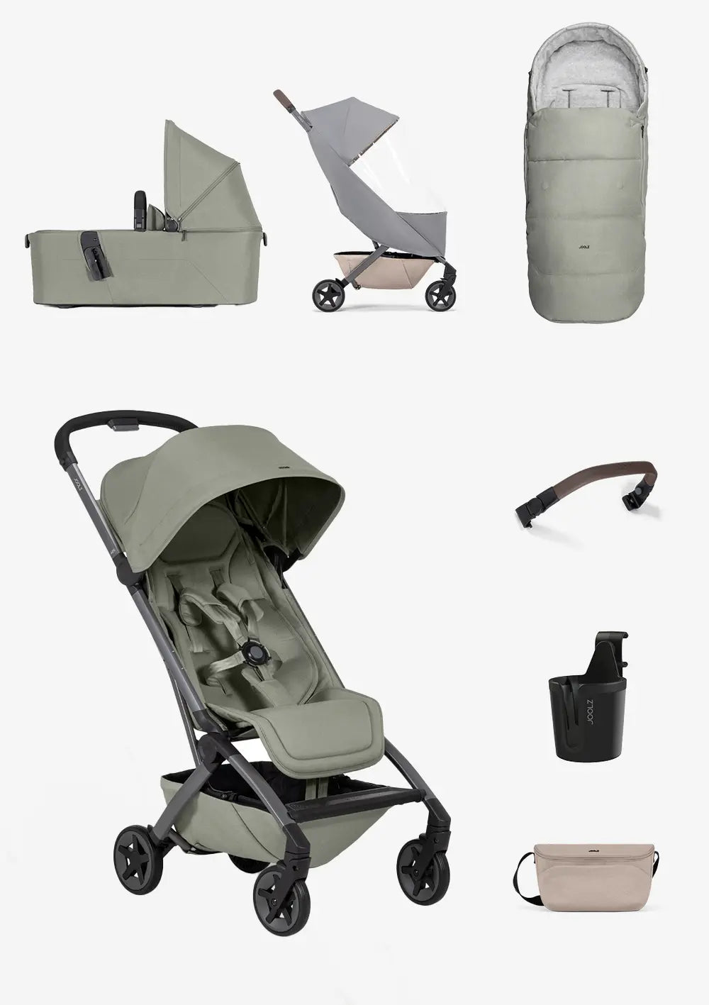 Joolz Buggy 'Aer2' All-in-One Bundle Sage Green
