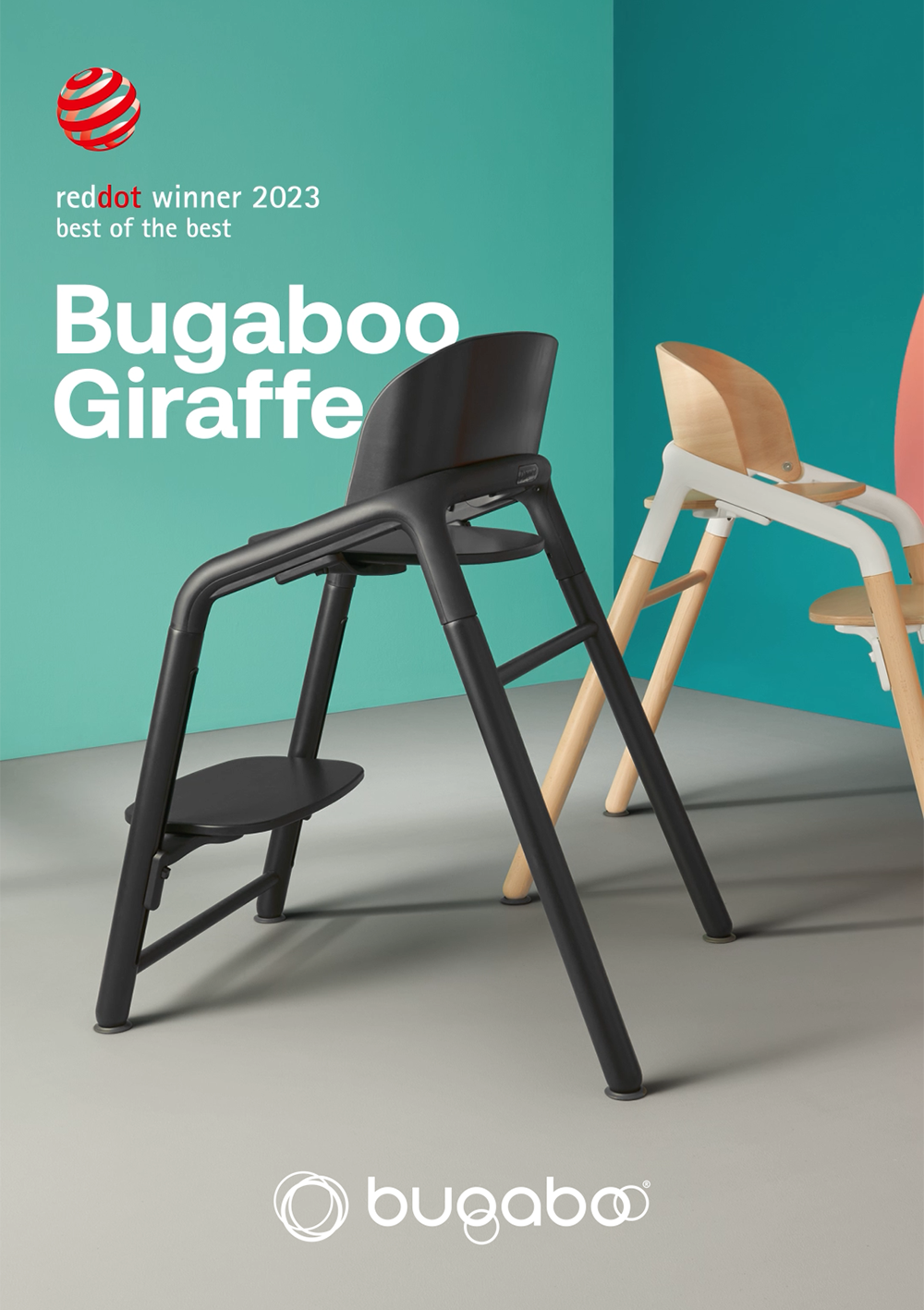 Hochstuhl 'Giraffe' Weiß