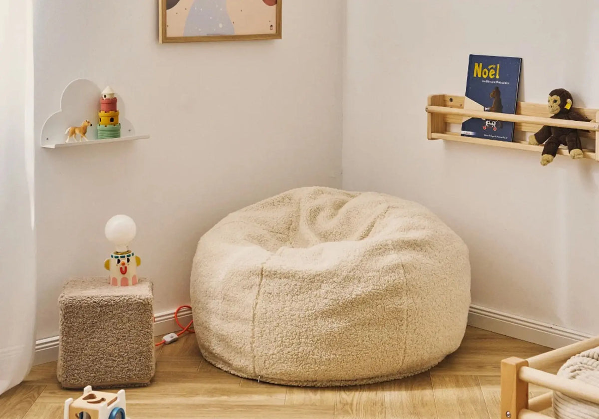 Funzy Sitzsack Teddy Beige