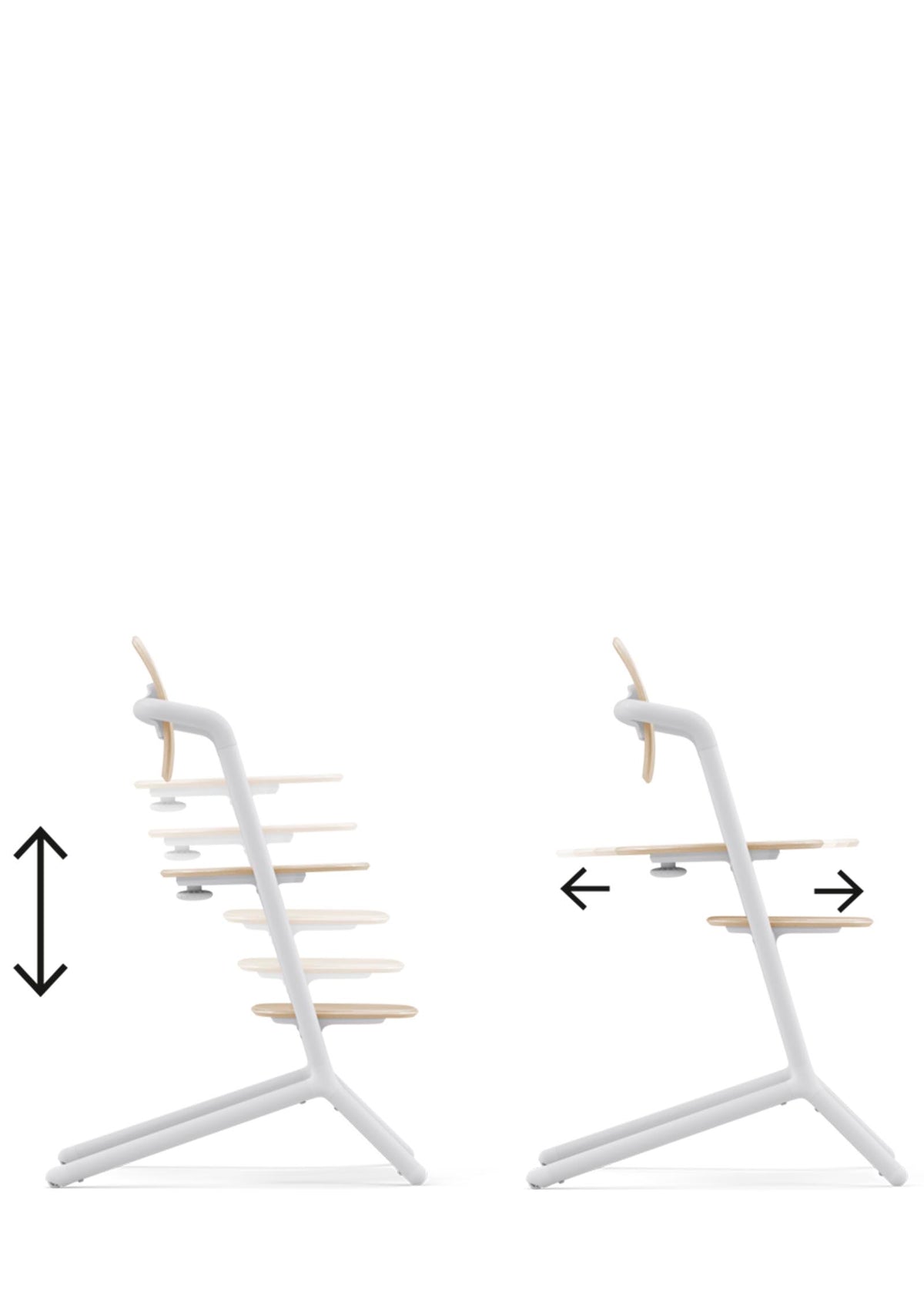 Cybex Hochstuhl Lemo 4-in-1 Set Sand White / White